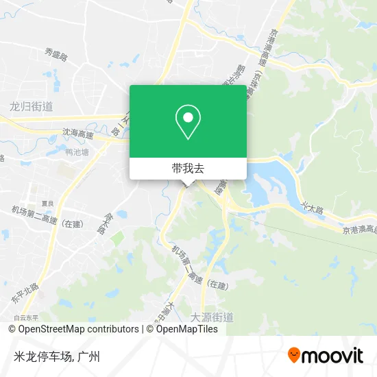 米龙停车场地图