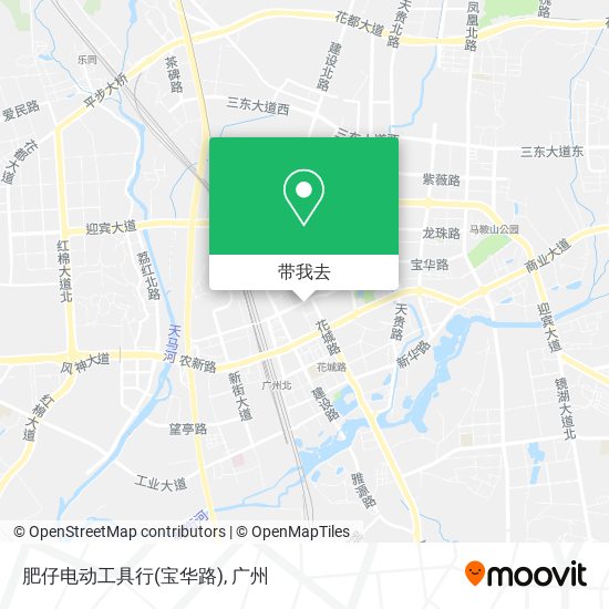 肥仔电动工具行(宝华路)地图