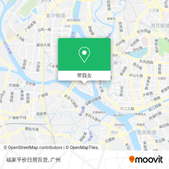 福家平价日用百货地图