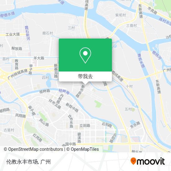 伦教永丰市场地图