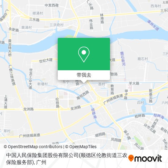 中国人民保险集团股份有限公司(顺德区伦教街道三农保险服务部)地图