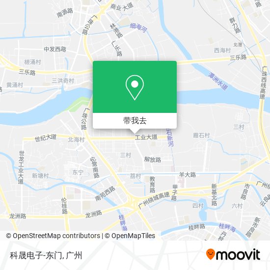 科晟电子-东门地图