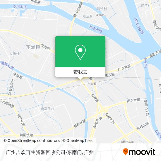 广州吉欢再生资源回收公司-东南门地图