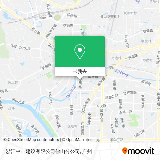 浙江中垚建设有限公司佛山分公司地图
