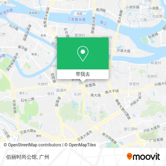 佰丽时尚公馆地图