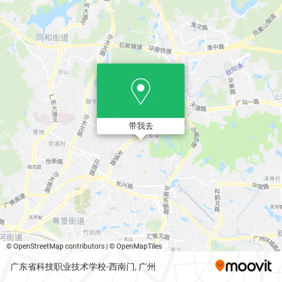 广东省科技职业技术学校-西南门地图