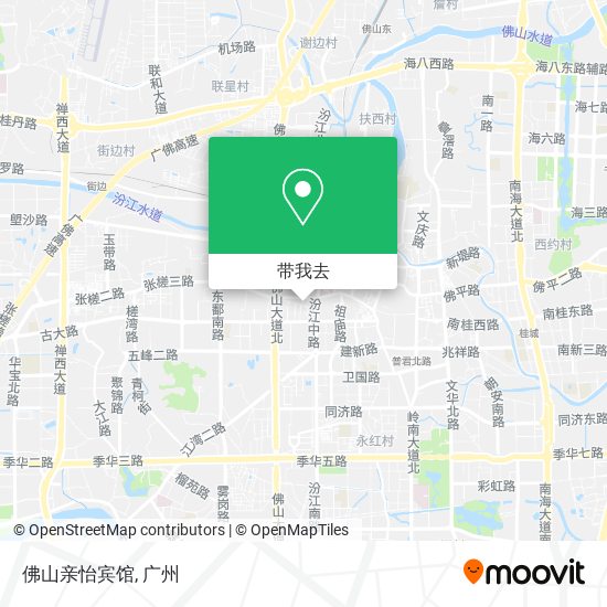 佛山亲怡宾馆地图