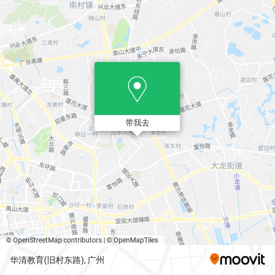华清教育(旧村东路)地图