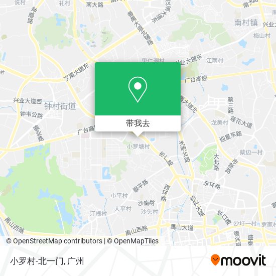 小罗村-北一门地图