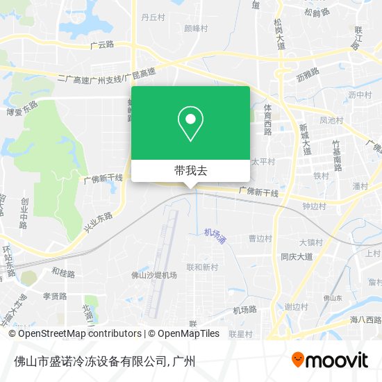佛山市盛诺冷冻设备有限公司地图