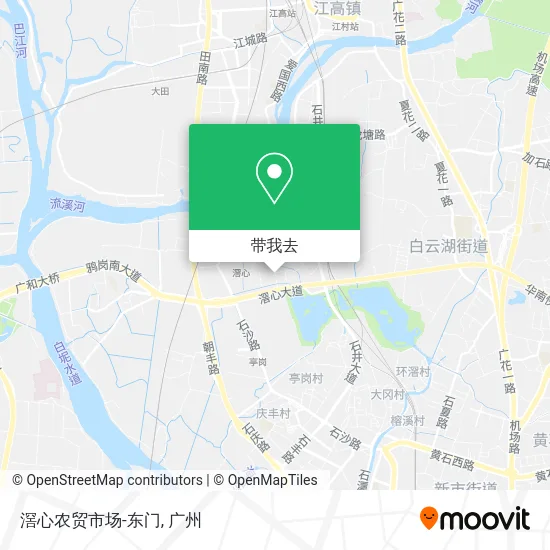 滘心农贸市场-东门地图