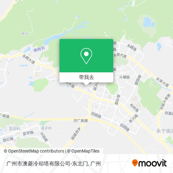 广州市澳菱冷却塔有限公司-东北门地图