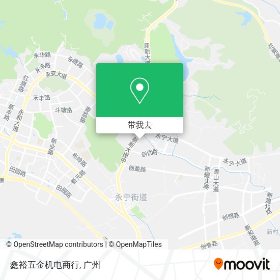 鑫裕五金机电商行地图