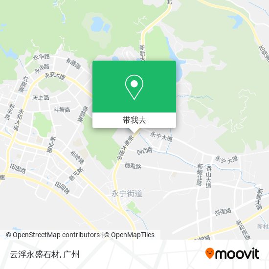 云浮永盛石材地图