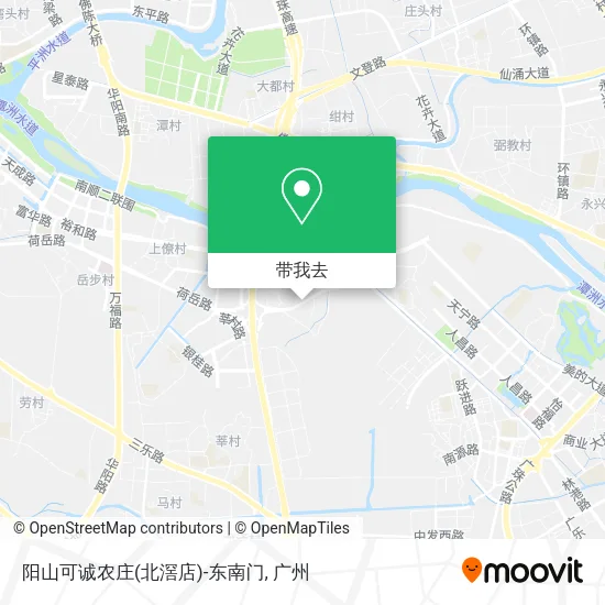 阳山可诚农庄(北滘店)-东南门地图