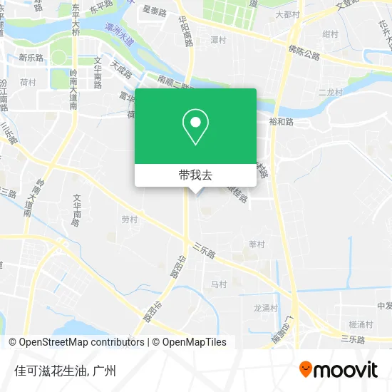 佳可滋花生油地图