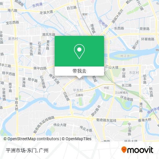 平洲市场-东门地图