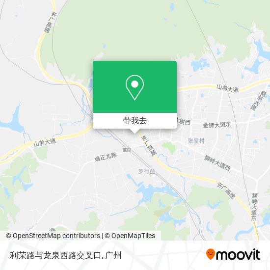 利荣路与龙泉西路交叉口地图