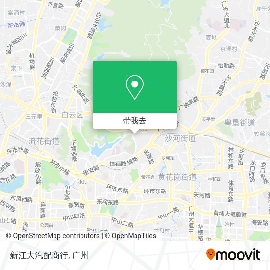 新江大汽配商行地图