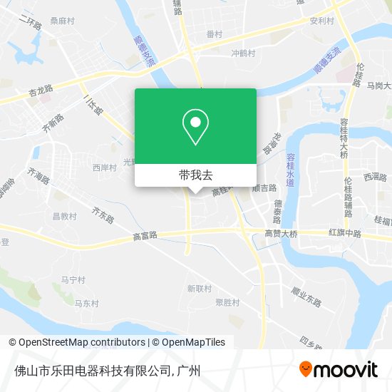佛山市乐田电器科技有限公司地图