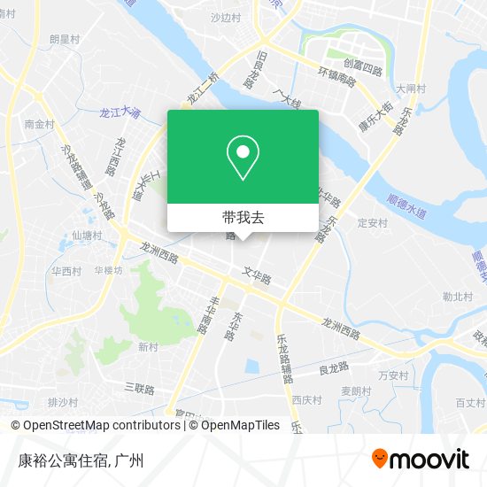 康裕公寓住宿地图