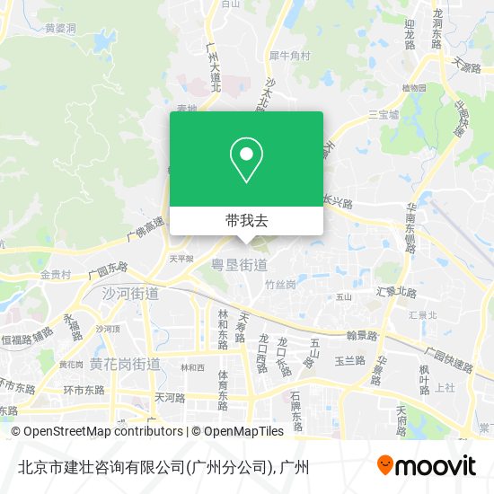 北京市建壮咨询有限公司(广州分公司)地图