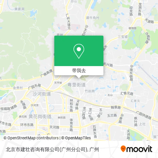 北京市建壮咨询有限公司(广州分公司)地图