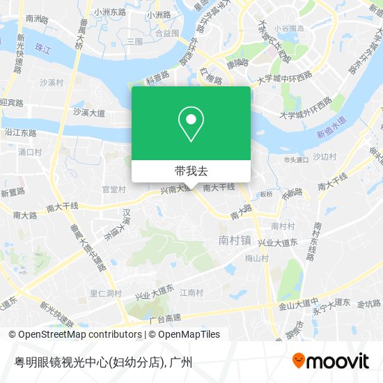 粤明眼镜视光中心(妇幼分店)地图