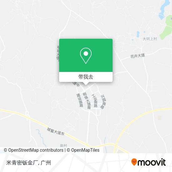 米青密钣金厂地图
