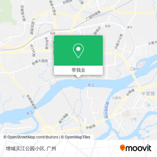 增城滨江公园小区地图