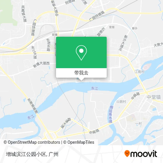 增城滨江公园小区地图