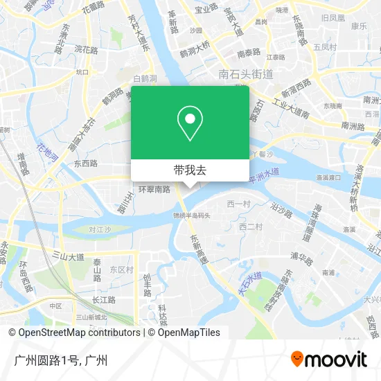 广州圆路1号地图