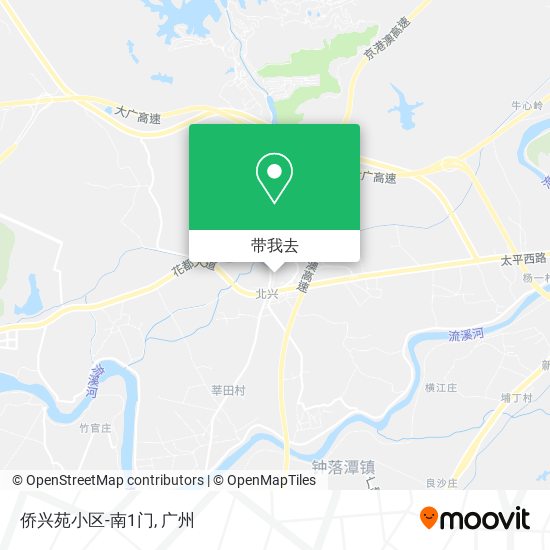 侨兴苑小区-南1门地图