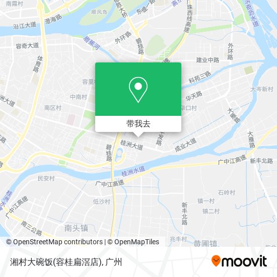 湘村大碗饭(容桂扁滘店)地图