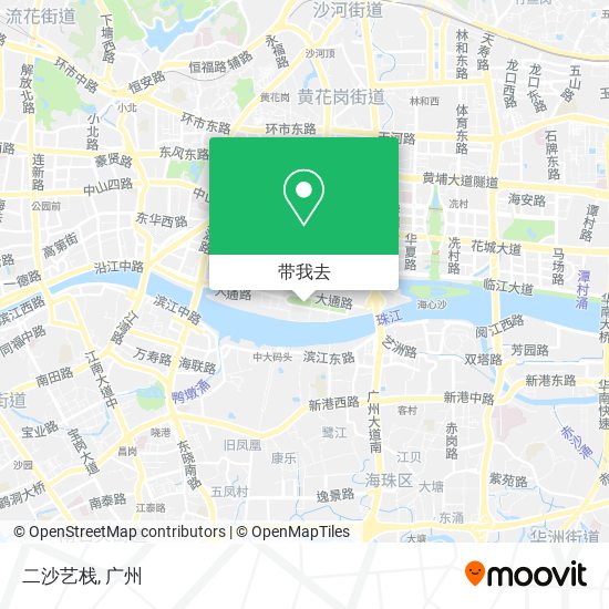 二沙艺栈地图