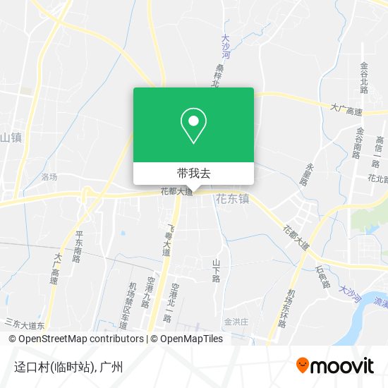 迳口村(临时站)地图