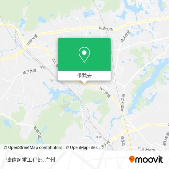 诚信起重工程部地图