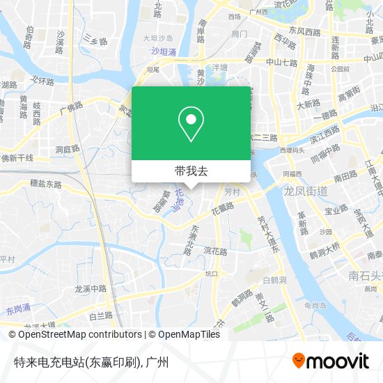 特来电充电站(东赢印刷)地图