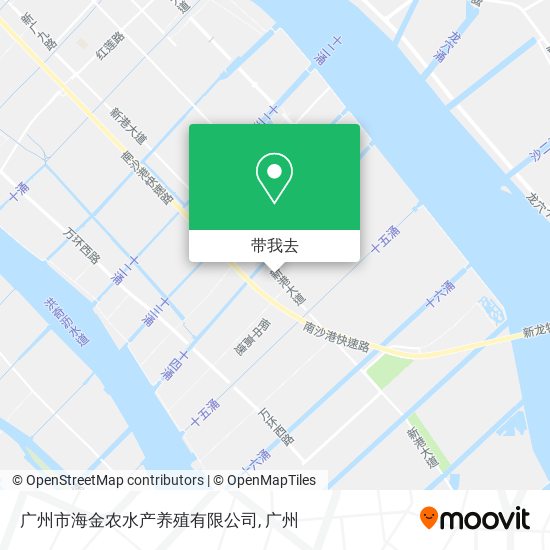 广州市海金农水产养殖有限公司地图