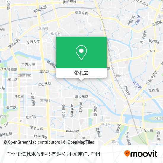 广州市海荔水族科技有限公司-东南门地图
