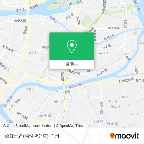 峰江地产(柏悦湾分店)地图