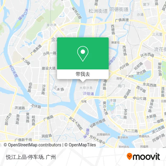 悦江上品-停车场地图