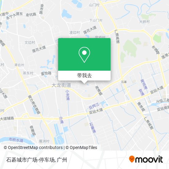石碁城市广场-停车场地图
