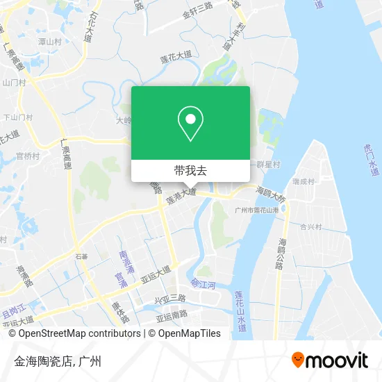 金海陶瓷店地图