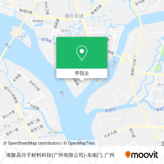 海聚高分子材料科技(广州有限公司)-东南门地图