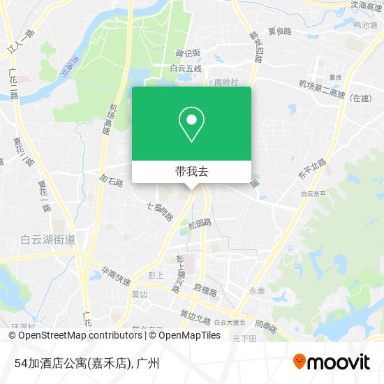 54加酒店公寓(嘉禾店)地图