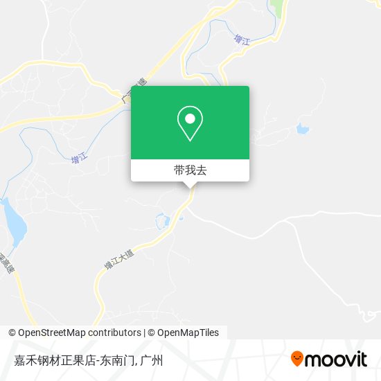 嘉禾钢材正果店-东南门地图