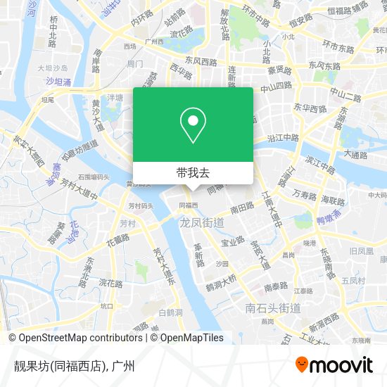 靓果坊(同福西店)地图