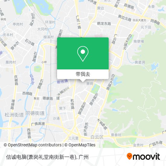 信诚电脑(萧岗礼堂南街新一巷)地图