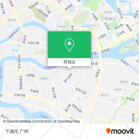 下涌河地图
